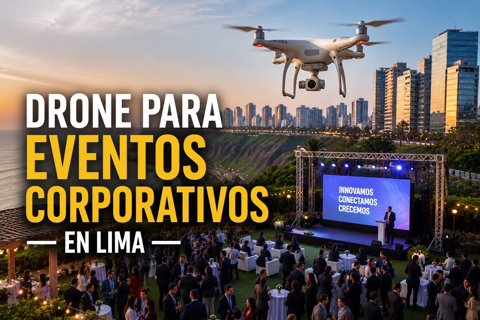 Drone para Eventos Corporativos en Lima